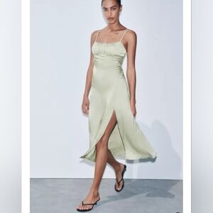 Zara Satin Slip Dress